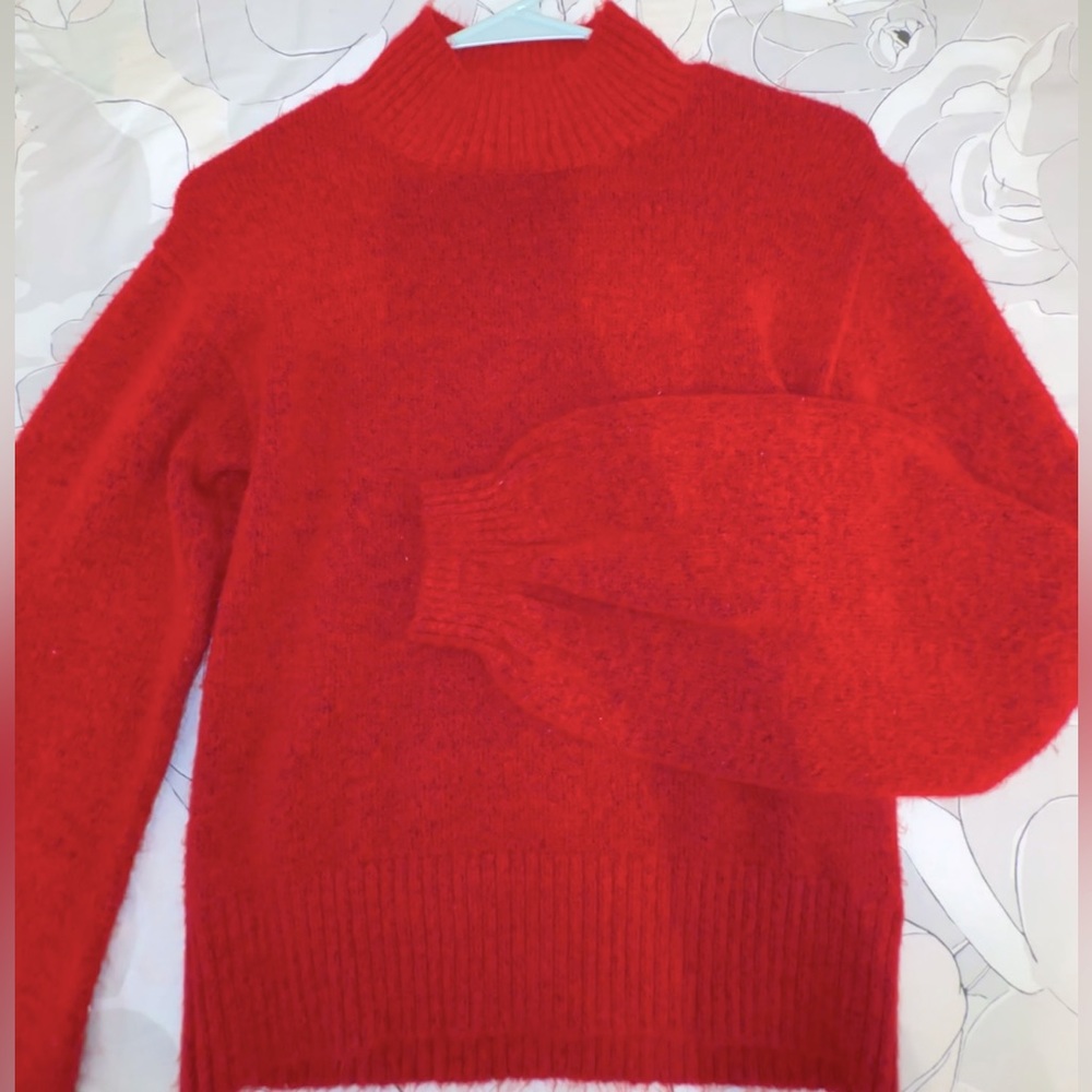 red sweater